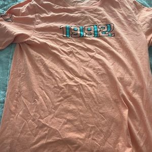 Dutch Bros peach colored 1992 long sleeve XL t-shirt